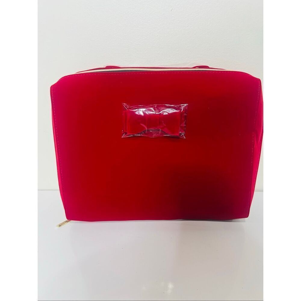 Estee Lauder Red Velvet train Case New Cosmetics